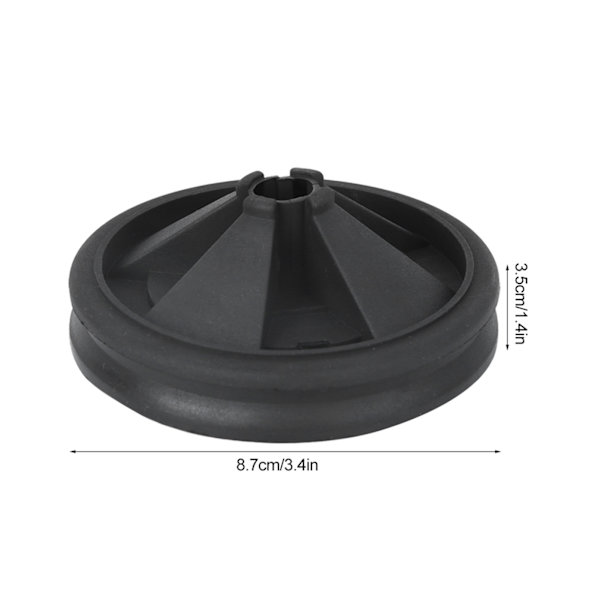 2 st silikonavfallskvarnskydd mot stänk, passar för InSinkErator 87 mm ytterdiameter
