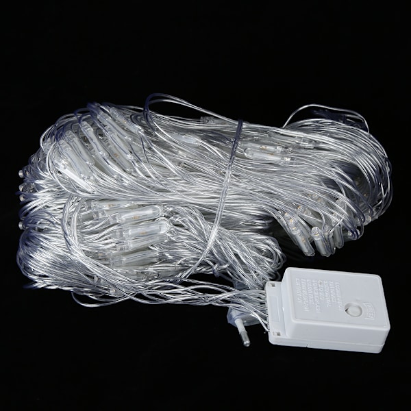 3x2m Distinktiv 320LED Netlys LED Mesh Lys Dekoration til Hjem Fest Indendørs Udendørs EU Stik 220V Varmt Lys