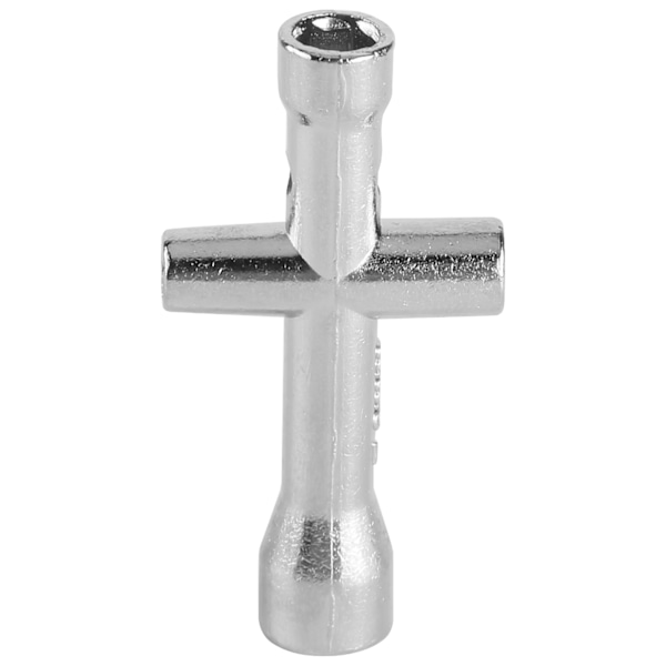 12mm pyörän kuusikulmainen napa-adapteri 6mm paksu M4 laippa lukkomutterit ristiavainsarja 1/10 RC-autolle Kulta