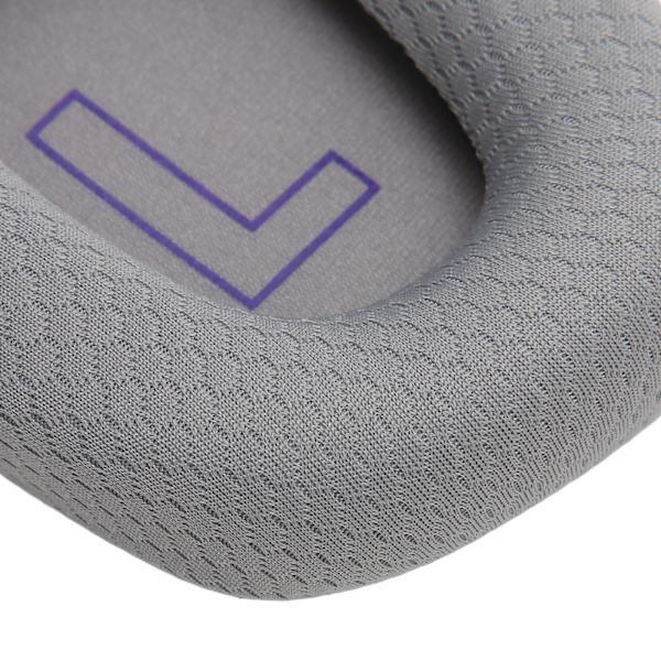 Earpads-tyynyt Hengittävät Mukavat Joustavat Vaihtoehtoiset Korvatyynyt Logitech G733 -kuulokkeille Hopea Harmaa