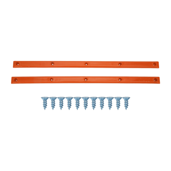 Rib Bones Rails Slidstærke Holdbare Stabile Fleksible Blanke Udseende Longboard Rails Ribs BonesOrange
