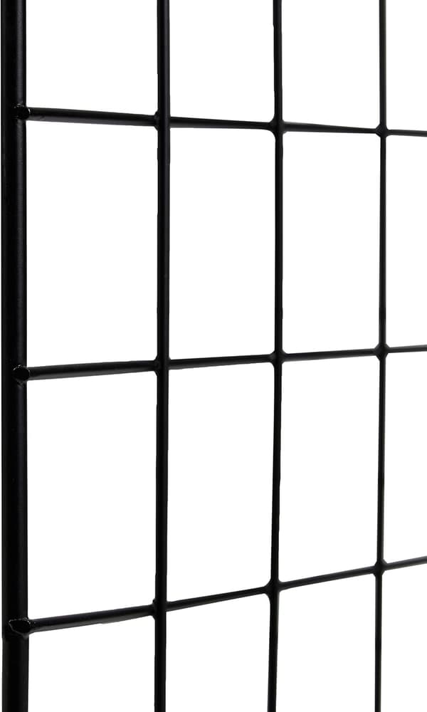 Stabelbare kubiske trådnetopbevaringshylder 105x70x35 cm Sort