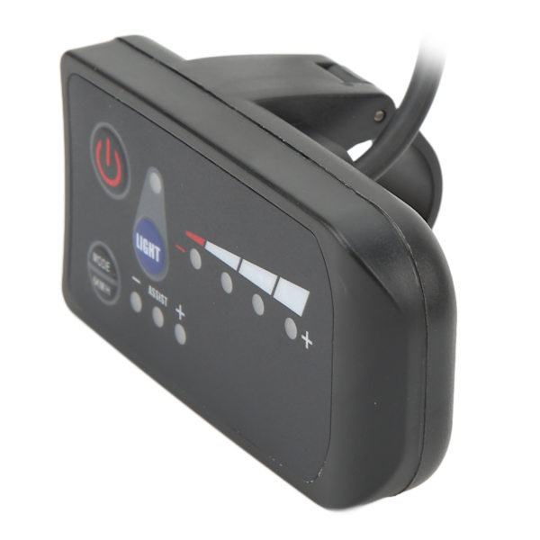 Elektrisk cykel strøm display meter vandtæt 5 pin interface ABS hus LED display panel til cykling 36V