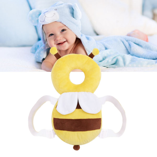 Spädbarnshuvudskydd Baby Toddler Walking Pillow Fall Prevention Andningsbar Garanti Säkerhet Gul