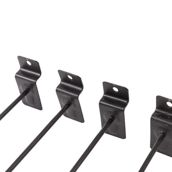 30 stk panelkroker svart slatwall-henger tykkere enkel installasjon antirust displayplugger for detaljhandel garasje