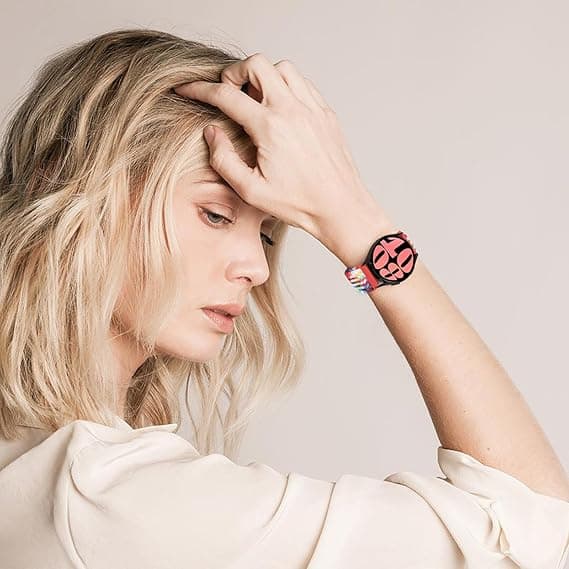 Flettet Solo Loop Elastisk Rem 20mm Quick Release Nylon Urrem til Samsung Galaxy Garmin Fossil Amazfit Huawei Watch 3 Stk