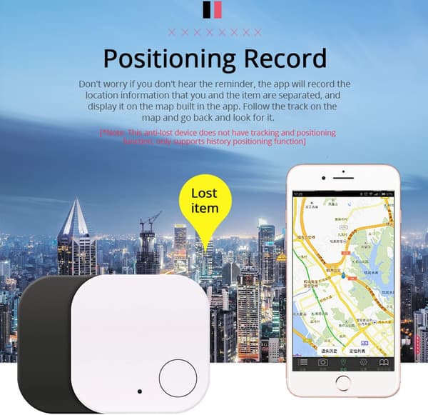4-pak nøglefindere Smart Bluetooth-tracker med anti-tabt alarmpåmindelse Genstandsfinder iOS- og Android-kompatibel