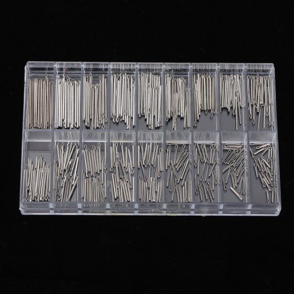 Ur Split Pins Legering Watch Band Link Cotter Pins Spring Bars Værktøjer i 18 Forskellige Størrelser