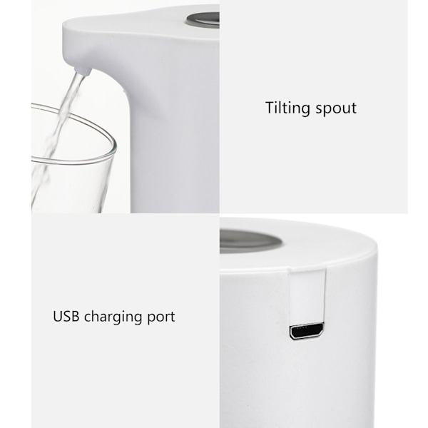USB-opladning elektrisk automatisk tønde vanddispenser dispenserpumpe til hjemmekontorbrug