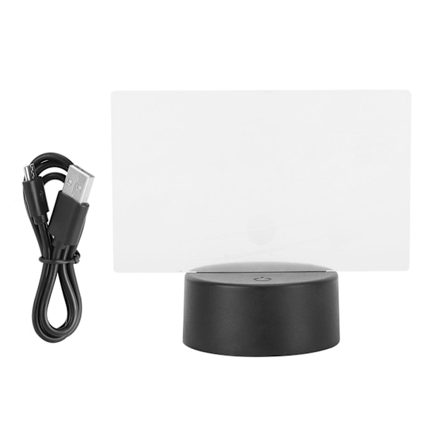 3D Base Lampe Universelt Solsystem Mønster Farverig LED Nattelys USB til Børn Fødselsdag Feriegave