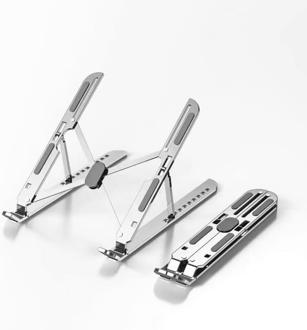 Bærbar Notebook Tablet Stand Justerbar Sammenfoldelig Bærbar Stabil Bærende Stand til MacBook Surface og Lignende
