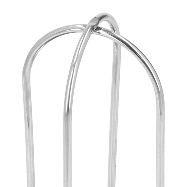 Vertikal kyllingrist i rustfritt stål for grilling i ovnen for å støtte stekt kylling. Enkel å sette i ovnen eller grillen og andre grillbeholdere, non-stick.