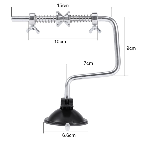 Bärbar fiskespöle rullsystem Tackle Winder Spooling Station Tillbehör