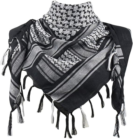 Bomulls Militær Shemagh Taktisk Ørken Keffiyeh Skjerf Wrap
