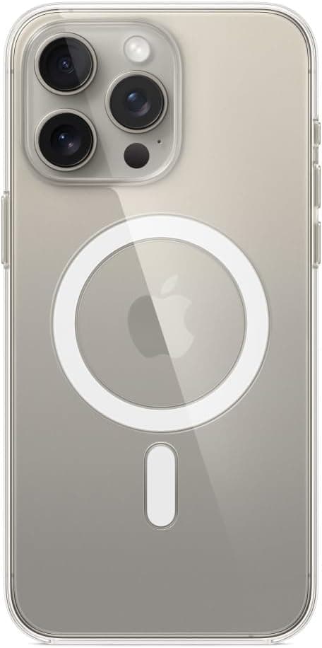 Apple iPhone 15 Pro Max -läpinäkyvä MagSafe-kuori