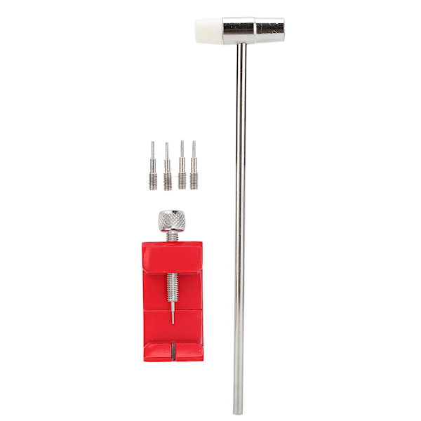 6 st / set Järnhammare Klockarmband Länk Pin Remover Kit Klockreparation Set