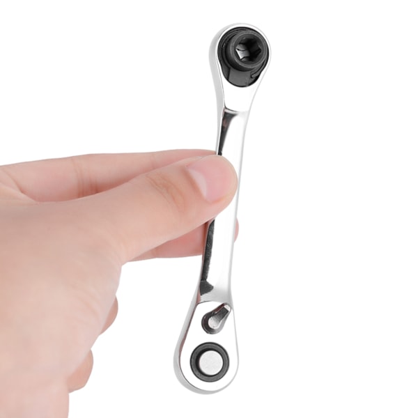 1/4\" Mini Ratchet Socket Skrutrekker Hex Momentnøkkel (107mm)