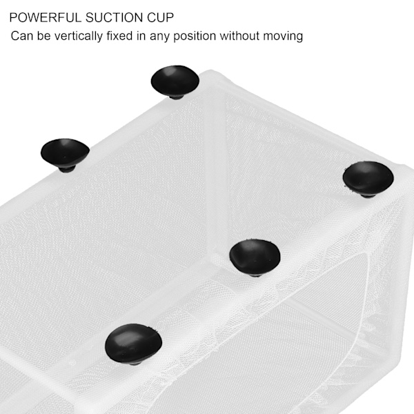Akvarium Fisk Yngelbox Isolering Box Yngel Kläckningsmaskin med SugkoppL