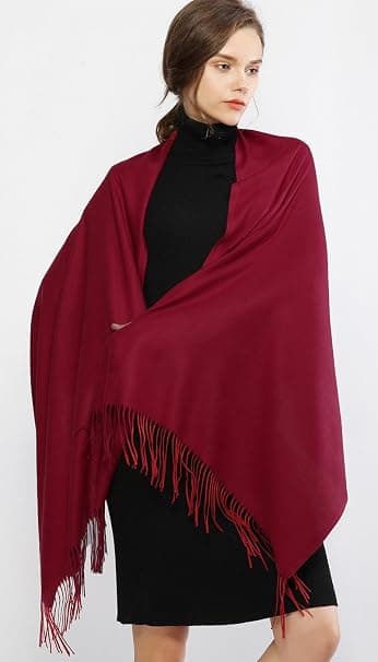 Dame Tørklæder Pashmina Sjaler og Slå-om til Bryllup Tørklæder til Kvinder Vinter
