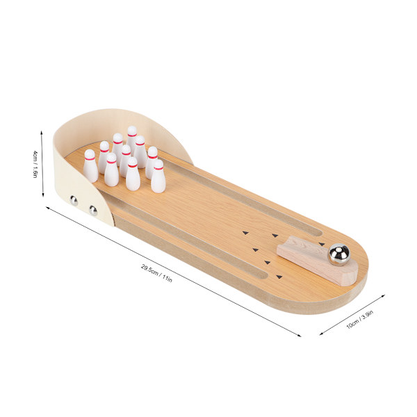 Mini Desktop Bord Bowling Spel Familjefest Spela Dekompression Underhållningsspel Leksak för barn och vuxna