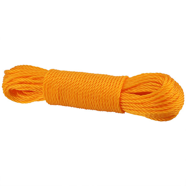 20m Nylon Reb Linje Snor Tøjvaskesnor Have Camping Udendørs (Orange)