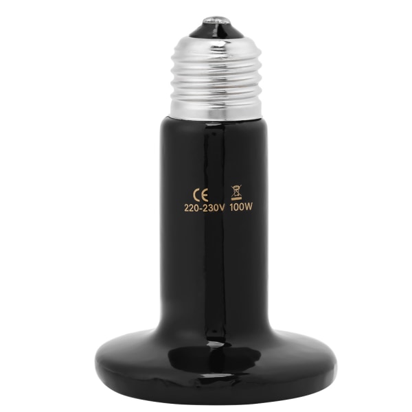 Infraröd keramisk emitter husdjur värmelampa reptil glödlampa 100W