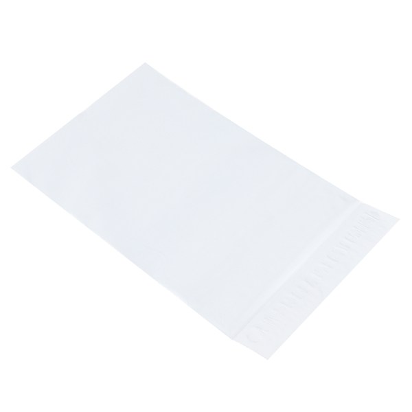 100 stk tykke polyetylen vanntette selvforseglende logistikkleveringsposer kurérposer 25x39cm