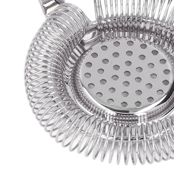 Bar Strainer Fin Silning Professionel Rustfrit Stål Cocktail Strainer til Bartending Restaurant Fest Sølv