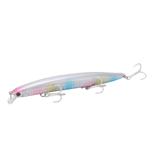 Anti Corrosion Minnow Lure 3D Eyes Fishing Hard Bait Fishing Tackles with 3 Sharp BarbsNo. 3