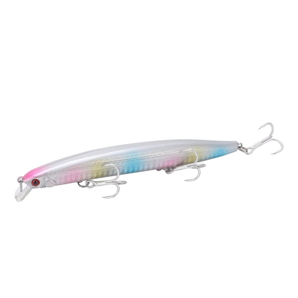 Antikorrosion Minnow Lure 3D Ögon Fiske Hård Bete Fiske Tackles med 3 Skarpa HackarNr. 3