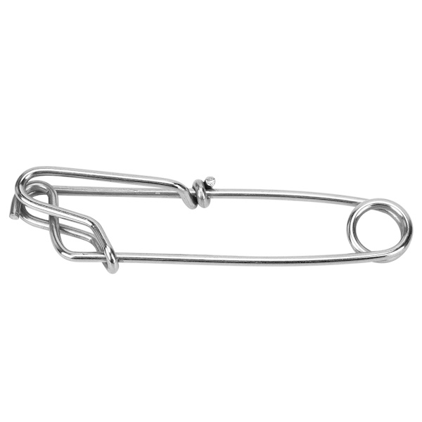 10 stk. rustfrit stål langline grenhængere snap klemme tun klemme fiskegrej 2,6x100mm