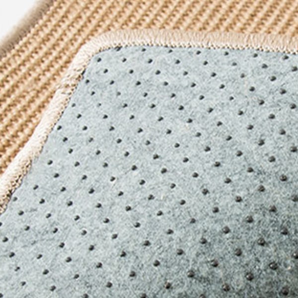 Cat Scratch Mat Förhindra halka Reptåligt möbelskydd Sisal Cat Scratching Pad för soffa Vägggolv L med spik (80x50cm / 31,5x19,7in)