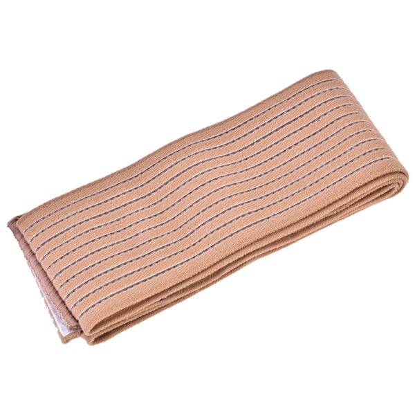 2 st justerbara stöd gym rem skyddande handledsskydd knäskydd sport bondage (Beige)