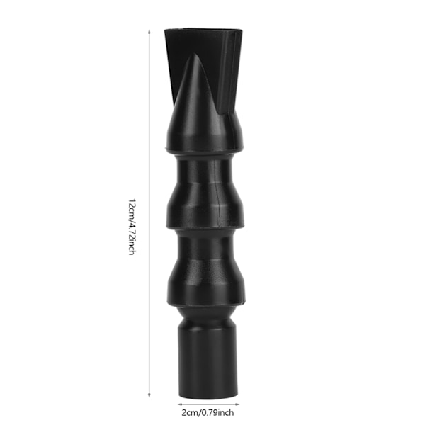 Plast akvarium fisktank vann utløp 360° roterende dyse takle(20mm flatt andebilde)