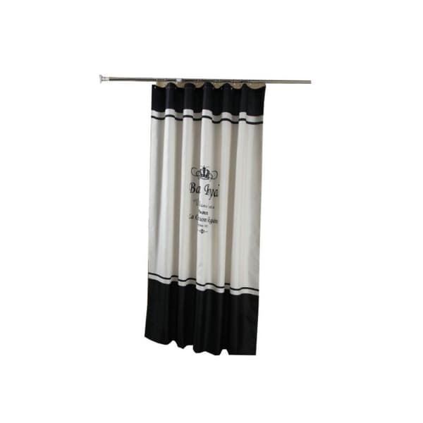 Bruseforhæng 180x200 cm Vandtæt Polyester Hurtigtørrende 12 Kroge
