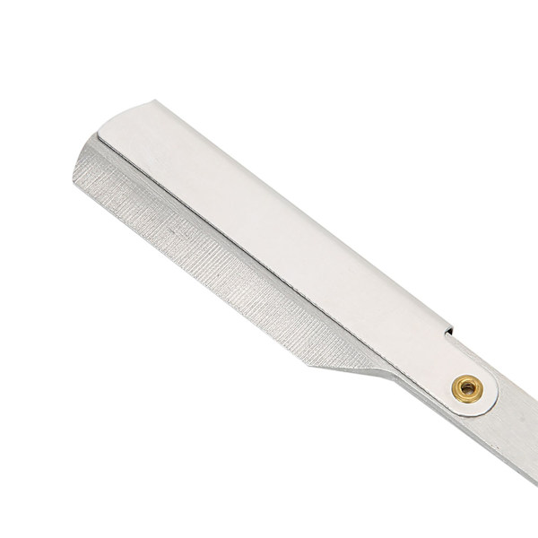 Vintage Klassisk Barber Straight Edge Razor med Enkel Bladutskiftningsmekanisme Skjeggbarbering