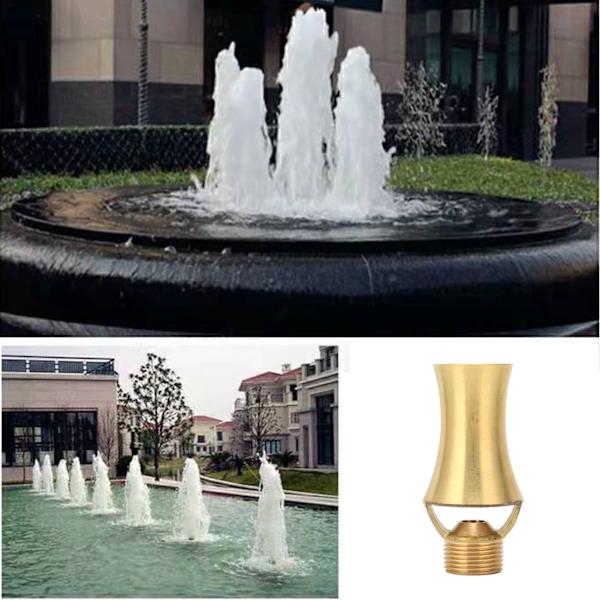 G1/2 Hun Gevind G3/4 Han Gevind Cedar Springvand Dyse Justerbar Spray Hoved Dam Sprinkler