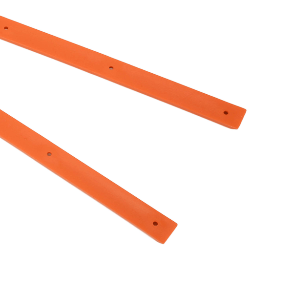 Rib Bones Rails Slidstærke Holdbare Stabile Fleksible Blanke Udseende Longboard Rails Ribs BonesOrange