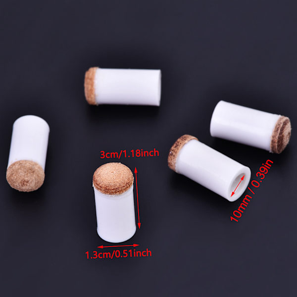 10 kpl Biljardi Snooker Pool Keppi Vihje Vaihto Osia Tackle Tarvike (13mm)