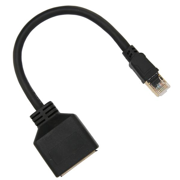 RJ45 Ethernet-adapterkabelforlænger 1 til 2 porte Fremragende forbindelsessender Splitter-adapter til hjemmekontor
