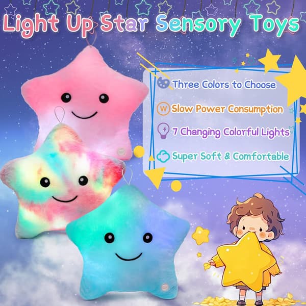 Sensoriska leksaker för autism Lysande stjärnteddy Sensoriska leksaker Barn Sömnhjälp ADHD Autismleksaker Småbarn Baby Sensoriska leklampor