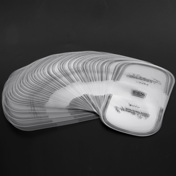 100 st kakkant omslag halvcirkel transparent tårta mousse bakning krage tillbehör