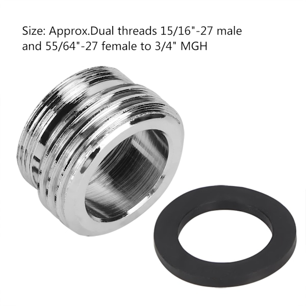 Kök Kran Diverter Ventil Adapter Kök Vask till Trädgårdsslang Adapter