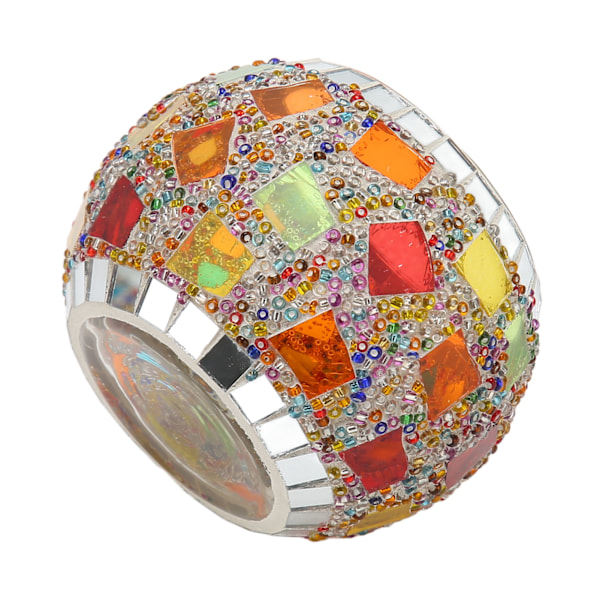 4 stk. Glass Lysestake Rund Dekorativ Utsøkt Tealight Votive Lyseskål for Aromaterapi Festdekorasjon