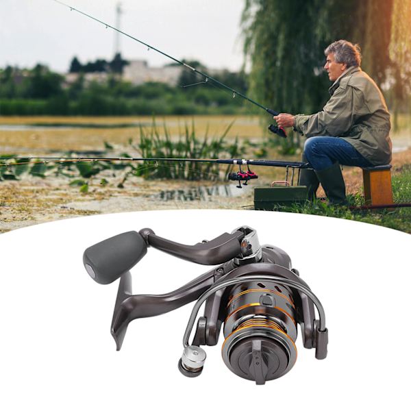Spinning Reels 5.2: 1 Suuri Nopeusvaihde 3BB Laakerit Tasainen Tehokas Metalliset Kalastuskelat Suolavedelle ja Makealle Vedelle 500 Sarja