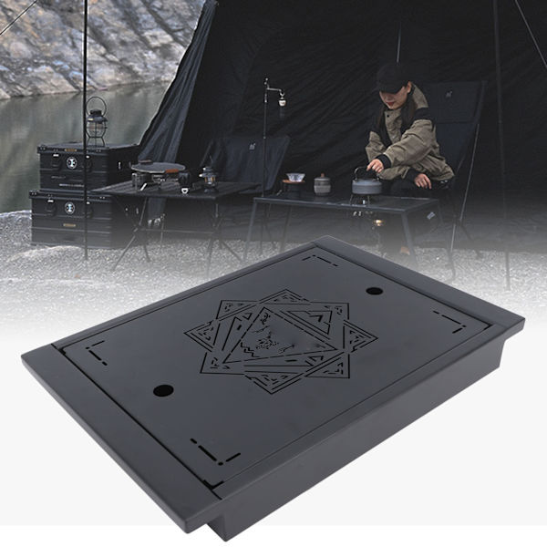 för IGT-serien Utomhus Campingbord Skivor i Rostfritt Stål Multifunktionell Bärbar Picknickbordskiva för Spider Stove