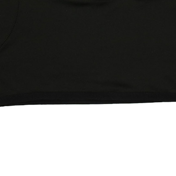 Underarm Sweat Vest Kortærmet Svedabsorption Pullover Design Vaskbar Armhule Sweat Vest til Kvinde Piger Sort L