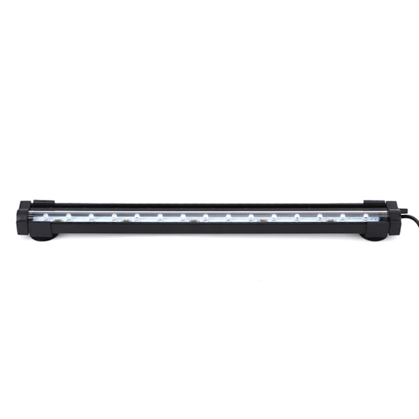 Multifunktionel LED farverig lysstrimmel boblelys bar til akvarium fisketank 100-240v EU(DB-30 )