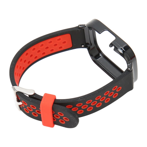 2 i 1 klockarmband för Redmi Watch 3 Snabbkoppling Mjukt Silikon Svettåligt Smartwatch Armband Svart Röd