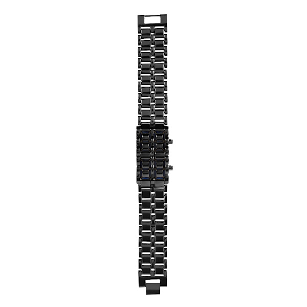 Moderne stål armbånd par armbåndsur LED belysning elektronisk armbåndsur (#1)
